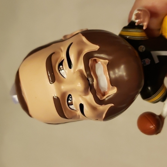 Nfl Pittsburgh Steelers Ben Roethlisberger Bobble Head Ornament NFLPA - Picture 11 of 16